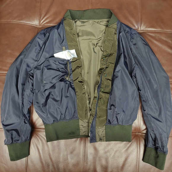 Green Moncler bomber jacket size 1 - Picture 7 of 14